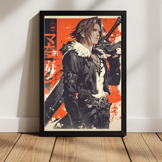 Squall Leonhart  Vintage Chad Poster