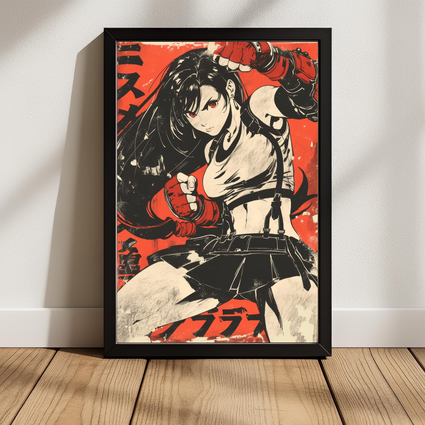 Tifa Battle Ready Duo Tone Red Black