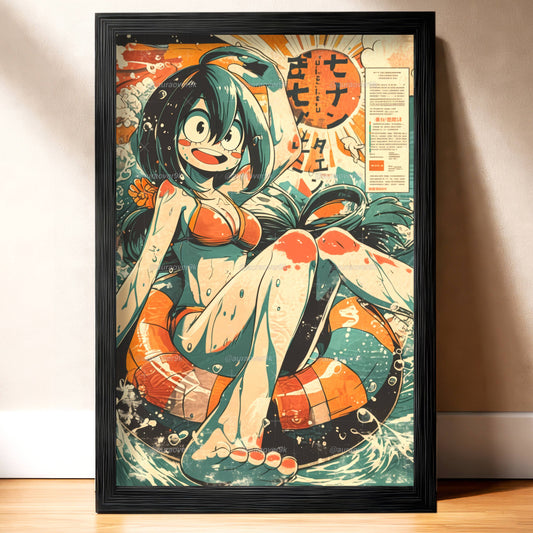 Tsuyu Cute Pool Day