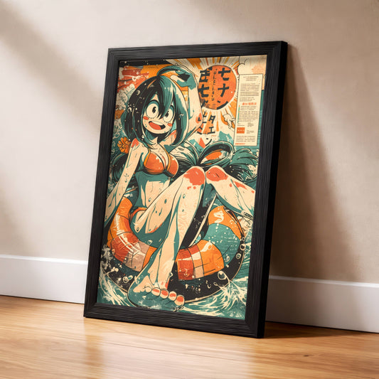 Tsuyu Cute Pool Day