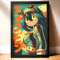 Tsuyu Frog Hero Sunset Hue